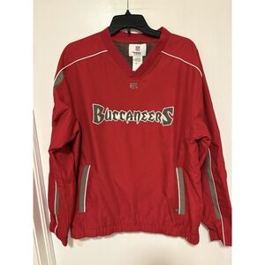 Tampa Bay Bucs Pullover Windbreaker Jacket Size Med